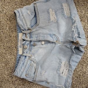 distressed short shorts